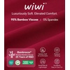image:imageWiWi Viscose from Bamboo Robe for Women Soft Lightweight Bathrobe with Pockets Kimono Spa Robes Cooling Loungewear SXXLAwine Red