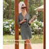 image:imageWiWi Viscose from Bamboo Robe for Women Soft Lightweight Bathrobe with Pockets Kimono Spa Robes Cooling Loungewear SXXLBcharcoal
