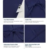 image:imageWiWi Viscose from Bamboo Robe for Women Soft Lightweight Bathrobe with Pockets Kimono Spa Robes Cooling Loungewear SXXLBnavy