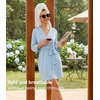 image:imageWiWi Viscose from Bamboo Robe for Women Soft Lightweight Bathrobe with Pockets Kimono Spa Robes Cooling Loungewear SXXLBpale Blue