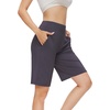 image:imageWiWi Viscose from Bamboo Soft Sleep Shorts for Women Short Pants Pajama Bottoms Lounge Plus SizeDark Grey