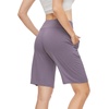 image:imageWiWi Viscose from Bamboo Soft Sleep Shorts for Women Short Pants Pajama Bottoms Lounge Plus SizeViolet