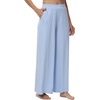image:imageWiWi Viscose from Bamboo Women s Pajamas Pants Soft Yoga Loose Pant Comfy Pajama Bottoms SXXLAlight Blue