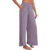 image:imageWiWi Viscose from Bamboo Women s Pajamas Pants Soft Yoga Loose Pant Comfy Pajama Bottoms SXXLAviolet