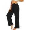 image:imageWiWi Viscose from Bamboo Women s Pajamas Pants Soft Yoga Loose Pant Comfy Pajama Bottoms SXXLBblack