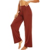 image:imageWiWi Viscose from Bamboo Women s Pajamas Pants Soft Yoga Loose Pant Comfy Pajama Bottoms SXXLBbrickred