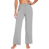 image:imageWiWi Viscose from Bamboo Women s Pajamas Pants Soft Yoga Loose Pant Comfy Pajama Bottoms SXXLBheather Grey