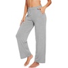 image:imageWiWi Viscose from Bamboo Women s Pajamas Pants Soft Yoga Loose Pant Comfy Pajama Bottoms SXXLBheather Grey