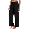 image:imageWiWi Viscose from Bamboo Women s Pajamas Pants Soft Yoga Loose Pant Comfy Pajama Bottoms SXXLCblack