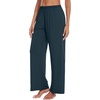 image:imageWiWi Viscose from Bamboo Women s Pajamas Pants Soft Yoga Loose Pant Comfy Pajama Bottoms SXXLCdark Bluish Green