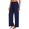 image:imageWiWi Viscose from Bamboo Women s Pajamas Pants Soft Yoga Loose Pant Comfy Pajama Bottoms SXXLCnavy