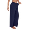 image:imageWiWi Viscose from Bamboo Women s Pajamas Pants Soft Yoga Loose Pant Comfy Pajama Bottoms SXXLCnavy