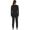 image:imageWiWi Viscose from Bamboo Womens Pajama Set Soft Long Sleeve Pajamas Sets SXXLBlack