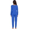 image:imageWiWi Viscose from Bamboo Womens Pajama Set Soft Long Sleeve Pajamas Sets SXXLBright Blue