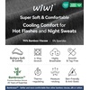 image:imageWiWi Viscose from Bamboo Womens Pajama Set Soft Long Sleeve Pajamas Sets SXXLCharcoal Heather