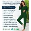 image:imageWiWi Viscose from Bamboo Womens Pajama Set Soft Long Sleeve Pajamas Sets SXXLDark Green