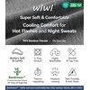 image:imageWiWi Viscose from Bamboo Womens Pajama Set Soft Long Sleeve Pajamas Sets SXXLDark Heather Grey