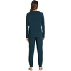 image:imageWiWi Viscose from Bamboo Womens Pajama Set Soft Long Sleeve Pajamas Sets SXXLDeep Teal