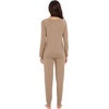 image:imageWiWi Viscose from Bamboo Womens Pajama Set Soft Long Sleeve Pajamas Sets SXXLKhaki