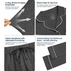 image:imageWiWi Viscose from Bamboo Womens Pajamas Set Super Soft Button Down Top and Pants Sleepwear Cooling Pjs S3XAcharcoal Heather