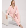 image:imageWiWi Viscose from Bamboo Womens Pajamas Set Super Soft Button Down Top and Pants Sleepwear Cooling Pjs S3XAcream Pink