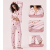 image:imageWiWi Viscose from Bamboo Womens Pajamas Set Super Soft Button Down Top and Pants Sleepwear Cooling Pjs S3XAcute Dog