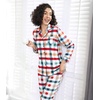 image:imageWiWi Viscose from Bamboo Womens Pajamas Set Super Soft Button Down Top and Pants Sleepwear Cooling Pjs S3XAgreen Plaid