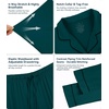 image:imageWiWi Viscose from Bamboo Womens Pajamas Set Super Soft Button Down Top and Pants Sleepwear Cooling Pjs S3XApeacock Green