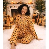 image:imageWiWi Viscose from Bamboo Womens Pajamas Set Super Soft Button Down Top and Pants Sleepwear Cooling Pjs S3XApumpkin Spider on Orange