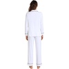 image:imageWiWi Viscose from Bamboo Womens Pajamas Set Super Soft Button Down Top and Pants Sleepwear Cooling Pjs S3XApure White