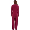 image:imageWiWi Viscose from Bamboo Womens Pajamas Set Super Soft Button Down Top and Pants Sleepwear Cooling Pjs S3XAwine