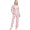 image:imageWiWi Viscose from Bamboo Womens Pajamas Set Super Soft Button Down Top and Pants Sleepwear Cooling Pjs S3XBcoffee Cup