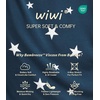 image:imageWiWi Viscose from Bamboo Womens Pajamas Set Super Soft Button Down Top and Pants Sleepwear Cooling Pjs S3XBdark Navy Star