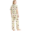 image:imageWiWi Viscose from Bamboo Womens Pajamas Set Super Soft Button Down Top and Pants Sleepwear Cooling Pjs S3XBdog and Cactus