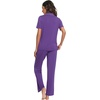 image:imageWiWi Viscose from Bamboo Womens Pajamas Set Super Soft Button Down Top and Pants Sleepwear Cooling Pjs S3XBlilac