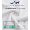 image:imageWiWi Viscose from Bamboo Womens Pajamas Set Super Soft Button Down Top and Pants Sleepwear Cooling Pjs S3XBpure White