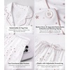 image:imageWiWi Viscose from Bamboo Womens Pajamas Set Super Soft Button Down Top and Pants Sleepwear Cooling Pjs S3XBwhite Stars