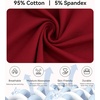 image:imageWiWi Women Cotton Sexy Lace Slip Nightgowns Spaghetti Strap Sleeveless Summer Sleep Dress Chemise lingerie sleepwear SXXLAwine Red