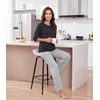 image:imageWiWi Womens 34 Sleeve Pajamas Set Soft Cooling Bamboo Viscose Top with Pants Sleepwear Plus Size Pjs S4X with PocketsAblacklight Heather Grey