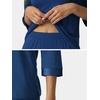 image:imageWiWi Womens 34 Sleeve Pajamas Set Soft Cooling Bamboo Viscose Top with Pants Sleepwear Plus Size Pjs S4X with PocketsBink Blue
