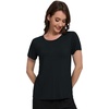 image:imageWiWi Womens Bamboo Viscose Scoop Neck Short Sleeve T Shirt Casual Summer Cooling Basic Tee Tops Soft Lounge Pajamas SXXLAblack