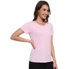 image:imageWiWi Womens Bamboo Viscose Scoop Neck Short Sleeve T Shirt Casual Summer Cooling Basic Tee Tops Soft Lounge Pajamas SXXLApink