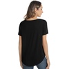 image:imageWiWi Womens Bamboo Viscose Scoop Neck Short Sleeve T Shirt Casual Summer Cooling Basic Tee Tops Soft Lounge Pajamas SXXLBblack