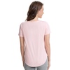 image:imageWiWi Womens Bamboo Viscose Scoop Neck Short Sleeve T Shirt Casual Summer Cooling Basic Tee Tops Soft Lounge Pajamas SXXLBcream Pink
