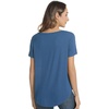 image:imageWiWi Womens Bamboo Viscose Scoop Neck Short Sleeve T Shirt Casual Summer Cooling Basic Tee Tops Soft Lounge Pajamas SXXLBprussian Blue