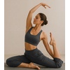 image:imageWiWi Womens Bamboo Viscose Super Soft Capri Wide Leg Yoga Pants Capris Sweatpants Lounge Bottoms with Pockets SXXLCharcoal