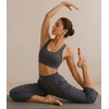 image:imageWiWi Womens Bamboo Viscose Super Soft Capri Wide Leg Yoga Pants Capris Sweatpants Lounge Bottoms with Pockets SXXLCharcoal Heather