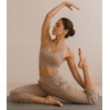 image:imageWiWi Womens Bamboo Viscose Super Soft Capri Wide Leg Yoga Pants Capris Sweatpants Lounge Bottoms with Pockets SXXLKhaki
