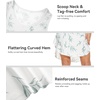 image:imageWiWi Womens Cooling Nightgowns Bamboo Viscose Sleeveless Sleep Shirts Super Soft Tank Night Dress Plus Size Sleepwear S4XA Leaf
