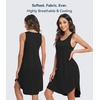 image:imageWiWi Womens Cooling Nightgowns Bamboo Viscose Sleeveless Sleep Shirts Super Soft Tank Night Dress Plus Size Sleepwear S4XAblack